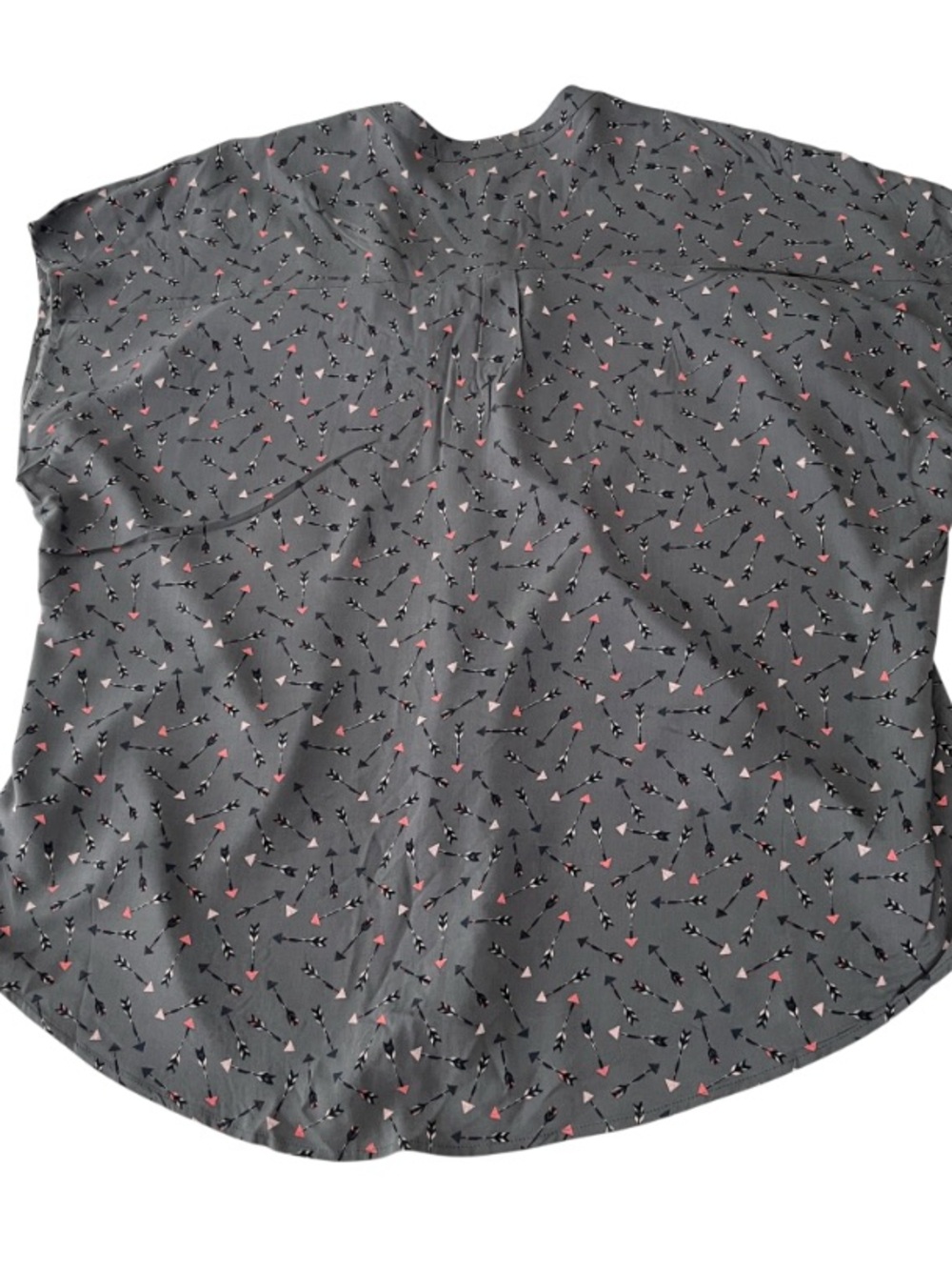 Torrid Gray Arrow Print Blouse - Picture 4 of 4